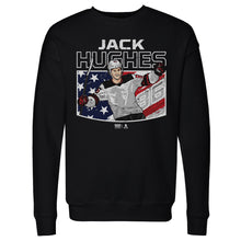 Load image into Gallery viewer, Jack Hughes New Jersey American Flag WHT
