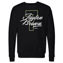 Load image into Gallery viewer, Jaylen Brown Boston Number Script WHT
