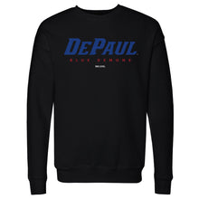 Load image into Gallery viewer, DePaul Blue Demons Wordmark Blue Demons WHT
