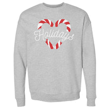 Load image into Gallery viewer, Christmas Candy Cane Heart WHT
