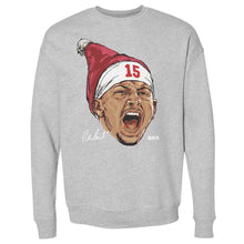 Load image into Gallery viewer, Patrick Mahomes Kansas City Portrait Santa Hat WHT
