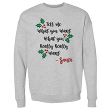 Load image into Gallery viewer, Christmas Tell Me What You Want Santa
