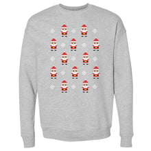 Load image into Gallery viewer, Christmas 8-bit Santas WHT
