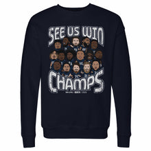 Load image into Gallery viewer, Seattle Football 2025 Champs Cartoon WHT
