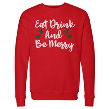 Load image into Gallery viewer, Christmas Eat Drink And Be Merry WHT
