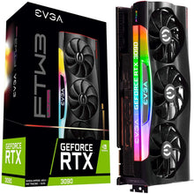 Load image into Gallery viewer, EVGA GeForce RTX 3090 FTW3 Ultra Gaming, 24GB GDDR6X, iCX3 Technology, ARGB LED, Metal Backplate, 24G-P5-3987-KR
