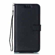 Load image into Gallery viewer, Solid Color Leather Wallet Case For iPhone 14 XS MAX 11 Pro 12 mini 13 Flip Cover Card Slot Mobile Phone Case  Wallet Mobile Phone Case Leather Flip Case Wallet Colorful Protective Case
