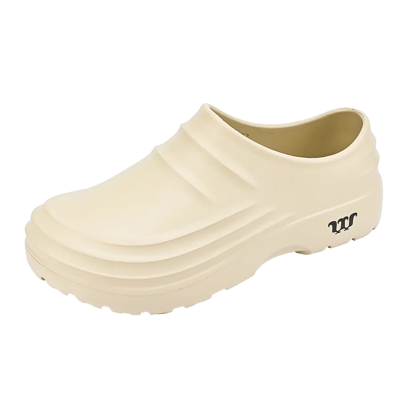 Summer Chef Shoes Anti Slip and Oil Proof Work Shoes Lazy Slippers Casual Trendy Slipper One Step Fashion Garden Shoes For Beach