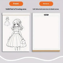 Load image into Gallery viewer, Anime Character Line Art Drawing Book - 48 Pages for Tracing &amp; Painting Practice
