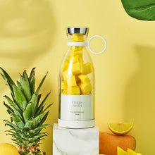 Load image into Gallery viewer, Portable Blender Juicer Bottle Mixer Electric Wireless Charge Mini Fruit Mixers Juicer Cup Blender Milkshake Juice Maker Machine Portable Mini Blender with Wireless Charging for Home, Office &amp; Outdoor Juicer
