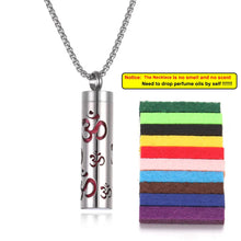Load image into Gallery viewer, Stainless Steel Aromatherapy Necklace – Oil Diffuser Pendant
