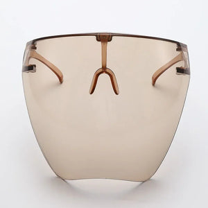 Full Face Sunglasses Mask Women Men Protective Faceshield Glasses Goggles Covered Spherical Lens Anti-Spray Cycling Sunglasses