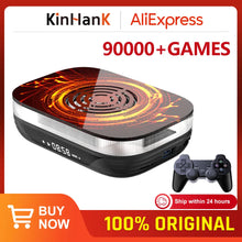 Load image into Gallery viewer, KINHANK Amlogic S905X4 Retro Video Game Console Super Console X4 Plus 90000 Game for 60+ Emulators Arcade/MAME/NAOMI 4K HD TVBox
