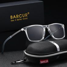 Load image into Gallery viewer, BARCUR Sports Style Anti-Blue Light Reading Glasses – Fashion Transparent PC Frame for Men and Women with Multiple Degrees Lightweight Rectangle Eyewear for Home Office and Daily Use
