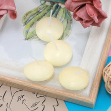 Load image into Gallery viewer, 6/10/16Pcs Unscented Floating Candles – Romantic Soy Wax Discs for Valentine's Day, Weddings, Parties, and Home Décor
