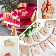 Load image into Gallery viewer, Unfinished Wood Sheets for Crafts - 6x4in/15x10cm (4/8/15 Pcs) | DIY Arts &amp; Projects
