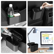 Load image into Gallery viewer, Car Trash Can (with Lid) Contains 60 (300) Garbage Bags, Small Car Trash Can, Leak-proof Mini Car Accessories
