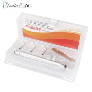 Dental Ultrasonic Air Scaler 2Holes/4 Holes Handpiece 3 Tips Air Scaling Polishin Tools Teeth Whitening Cleaner