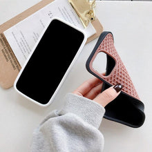 Load image into Gallery viewer, Modern Waffle Sport Shoe Sole Texture Silicone Case for iPhone 12 13 Pro Max XS XR X iPhone Mini Cover  Silicone Impact Resistant Protective Case Soft Silicone Art Phone Case
