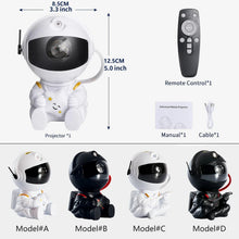 Load image into Gallery viewer, Galaxy Star Astronaut Projector Light Starry Sky Porjectors Lamp Decoration Bedroom Room Nebula LED Night Light Child Adult Gift

