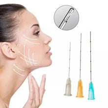 Load image into Gallery viewer, 50pcs/Box Blunt-tip Cannula for filler injection 18G 21G 22G 23G 25G 27G 30G uric acid facial filling nose slight blunt needle
