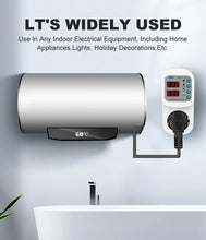 Load image into Gallery viewer, TOSVA-16 Reclosable Voltage current Protector Socket AC 110V 220V Adjustable 16A Power Surge Protector EU Plug Socket TOMZN
