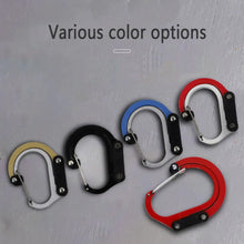 Load image into Gallery viewer, Hybrid Gear Clip - Carabiner Rotating Hook Clip Non-Locking Strong Clips for Camping Fishing Hiking Travel Backpack Out
