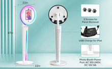 Load image into Gallery viewer, Selfie Stand Photo Booth Machine ipad Photobooth compatible for 10.2-12.9inch ipad  Photo Booth Stand Machine for Party Wedding
