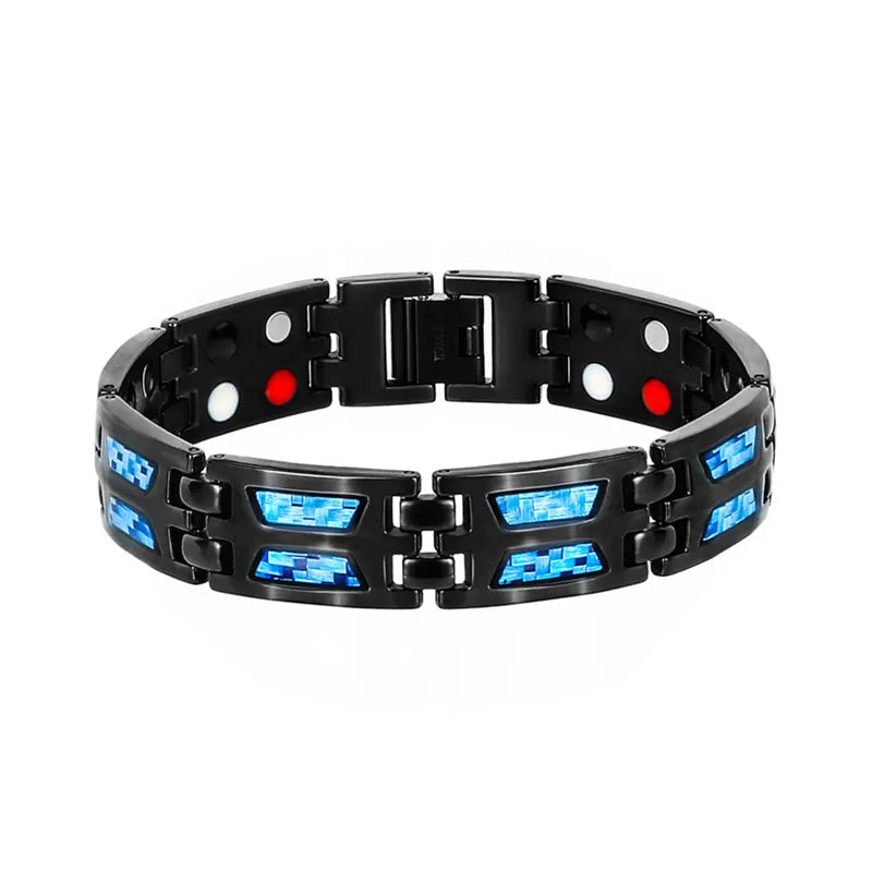 Titanium Magnetic Bracelet Titanium Magnetic Luxury Slimming Bracelet Therapy Healthcare Jewelry Men Bangle Health Bracelets