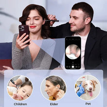 Load image into Gallery viewer, Ear Wax Cleaner Smart Ear Cleaner Otoscope Ear Wax Removal Tool with Camera Ear Endoscope 1080P Kit for iPhone iPad Android
