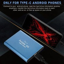Load image into Gallery viewer, Portable SSD 1TB External Hard Drive High-speed Mobile Solid State Drive External Storage Decives Hard Disks for PC/ Mac
