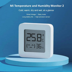 XIAOMI Mijia Bluetooth-compatible Thermometer 2 Wireless Smart Electric Digital Hygrometer Thermometer Work with Mijia APP