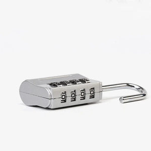 4 Digits Password Code Combination Padlock Aluminum Alloy Suitcase for Luggage Travel Code Lock Code Keyed Anti-thieft Lock