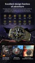 Load image into Gallery viewer, Smartwatch Military Men 360*360 HD Screen Flashlight Health Monitoring Waterproof Heart Rate BT Call Smart Watch For Android IOS
