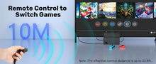 Load image into Gallery viewer, For Nintendo Switch OLED Game Switcher One-key Fast Switching Multi Gaming Card Reader 5M Wireless Control NS Accessories
