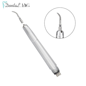 Dental Ultrasonic Air Scaler 2Holes/4 Holes Handpiece 3 Tips Air Scaling Polishin Tools Teeth Whitening Cleaner