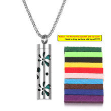 Load image into Gallery viewer, Stainless Steel Aromatherapy Necklace – Oil Diffuser Pendant
