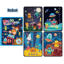 Load image into Gallery viewer, Watercolor Painting Magic Book Reusable for Children Animal Cartoon Painting Book Suitable for Children's Education and Learning
