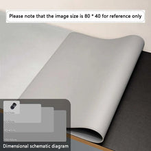 Load image into Gallery viewer, Large PU Leather Office Desk Mat – Waterproof Dual-Tone Mouse Pad &amp; Keyboard Desk Protector for Home or Office
