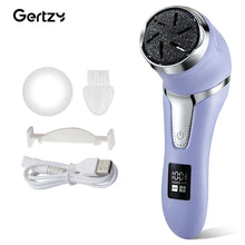 Load image into Gallery viewer, USB rechargeable professional foot care kit with LCD display, 2-speed, multiple heads for removing dead skin
