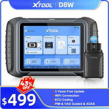 Load image into Gallery viewer, XTOOL D8W Bluetooth Diagnostic Tool Automotive Scanner ECU Coding Key Programming Topology Map 38 Reset Service CANFD DOIP
