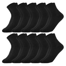 Load image into Gallery viewer, 10PCS Men’s Mid-Calf Cotton Socks – Solid Color, Versatile for All Seasons
