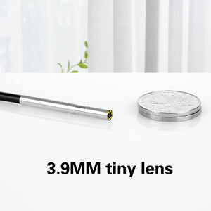 3.9mm Endoscope Camera Tiny Lens Android Endoscope 6 LED Micro USB Type C 3 in 1 Waterproof Inspection For Android PC Borescope