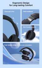 Load image into Gallery viewer, Edifier H9 Active Noise Cancelling Wireless Headphones Bluetooth 5.4 Headset Hi-Res Audio 75H Battery Life Foldable Design
