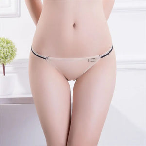 Women's Modal Underwear Sexy Low Rise Panties for Women Comfortable G-String Cotton Panties 12 Color Ladies Briefs 1 Pc