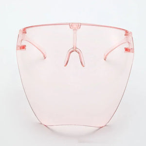 Full Face Sunglasses Mask Women Men Protective Faceshield Glasses Goggles Covered Spherical Lens Anti-Spray Cycling Sunglasses