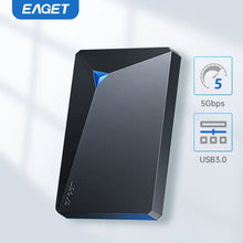 Load image into Gallery viewer, Eaget Portable External Hard Drive 1TB 5TB HDD 2.5 inch 5Gbps External Hard Disk Memory Compatible for PC Mac Desktop MacBook
