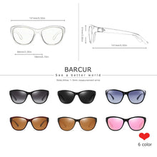 Load image into Gallery viewer, BARCUR Polarized Men’s Fashion Sunglasses – Elliptical Gradient TAC Lens with UV400 Protection – Lightweight Stainless Steel Frame Stylish Summer Eyewear for Travel Driving &amp; Outdoor Gift Occasions
