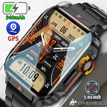 Load image into Gallery viewer, 2024 New 1.95 Outdoor Military Man Smart Watch Men Bluetooth Call Smartwatch Men For Android IOS IP68 Waterproof Ftiness Watches
