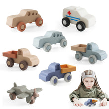 Load image into Gallery viewer, Montessori Silicone Baby Car Teether Educational Toy
